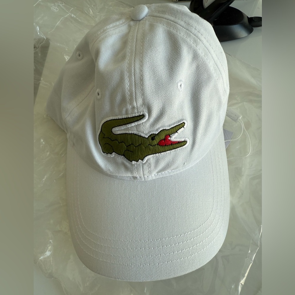 Lacoste unisex baseball hat never worn and in original packaging